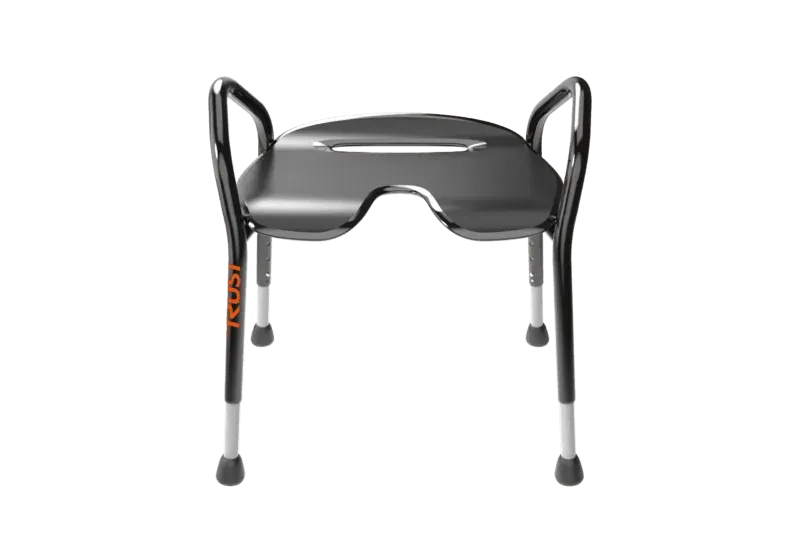 Lets-Enjoy-black-seat-trust-care-design-bathstool-shower-chair-front-view.webp