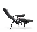 Normandie 2F C75 Black M Donor Armrest - Side view tilted.webp