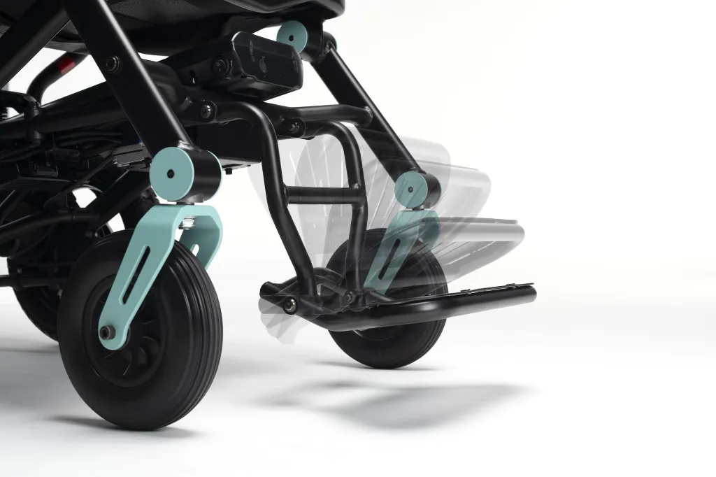 Plego C52 - Detail folding footplate.webp