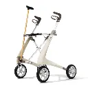 CarbonUltralightRollator-White-Accessory-CaneHolderRight-PerspectiveLeft-byACRE.webp