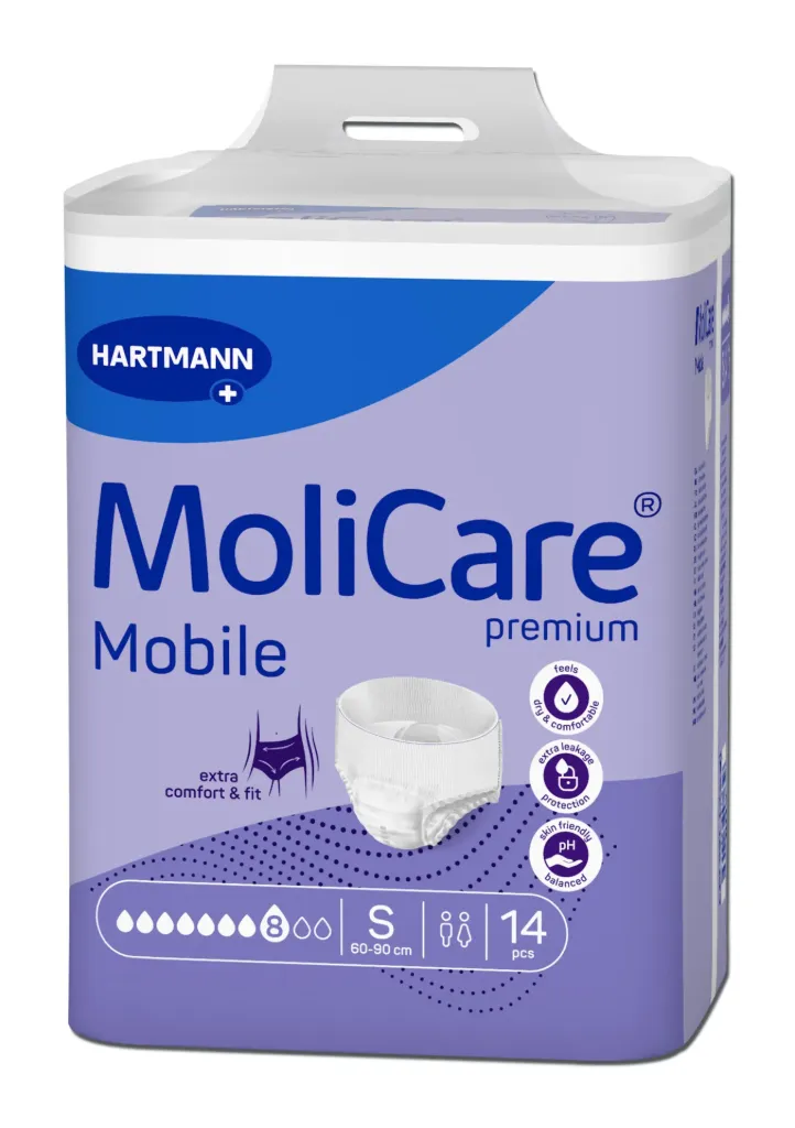[166029] Changes Mobiles - Pants - MoliCare Premium Mobile 8g (Small, Sachet 14pcs)