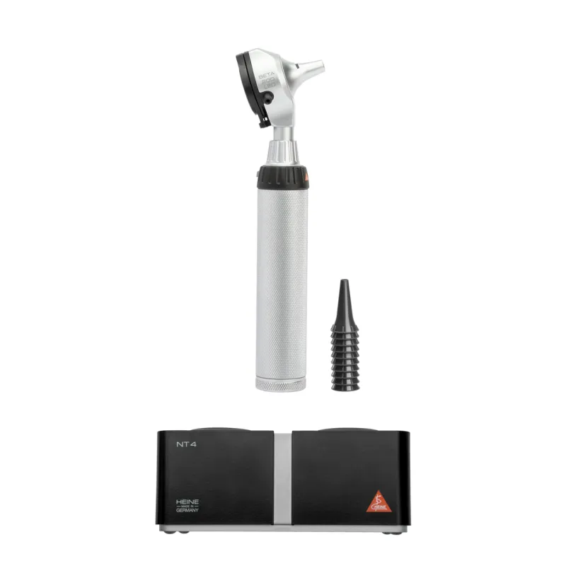 [B-011.24.420] Kit otoscope Beta 200 LED F.O. - Batterie - NT4