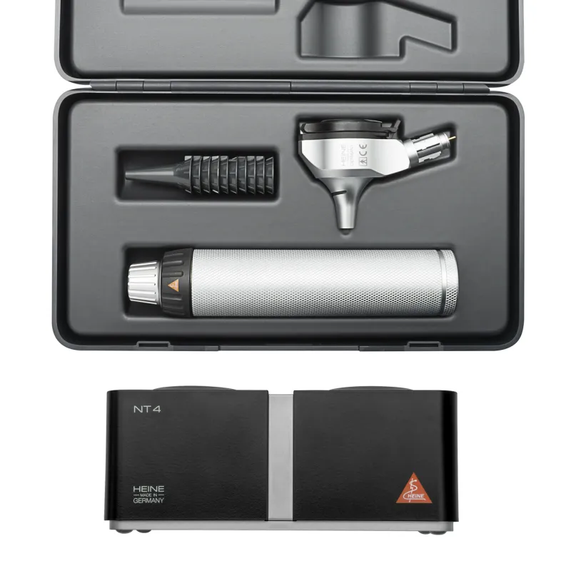 Kit otoscope Beta 400 LED F.O. - batterie - NT4 - étui rigide