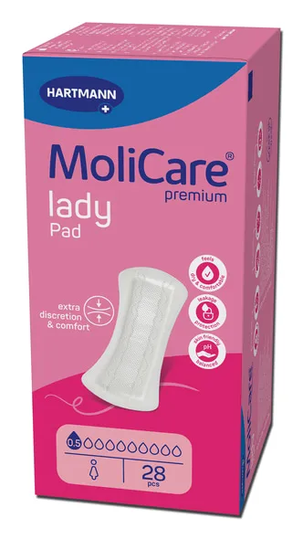 [168056] Couches Anatomiques Molicare Premium Lady Pads 0,5g (Sachet 28pcs)