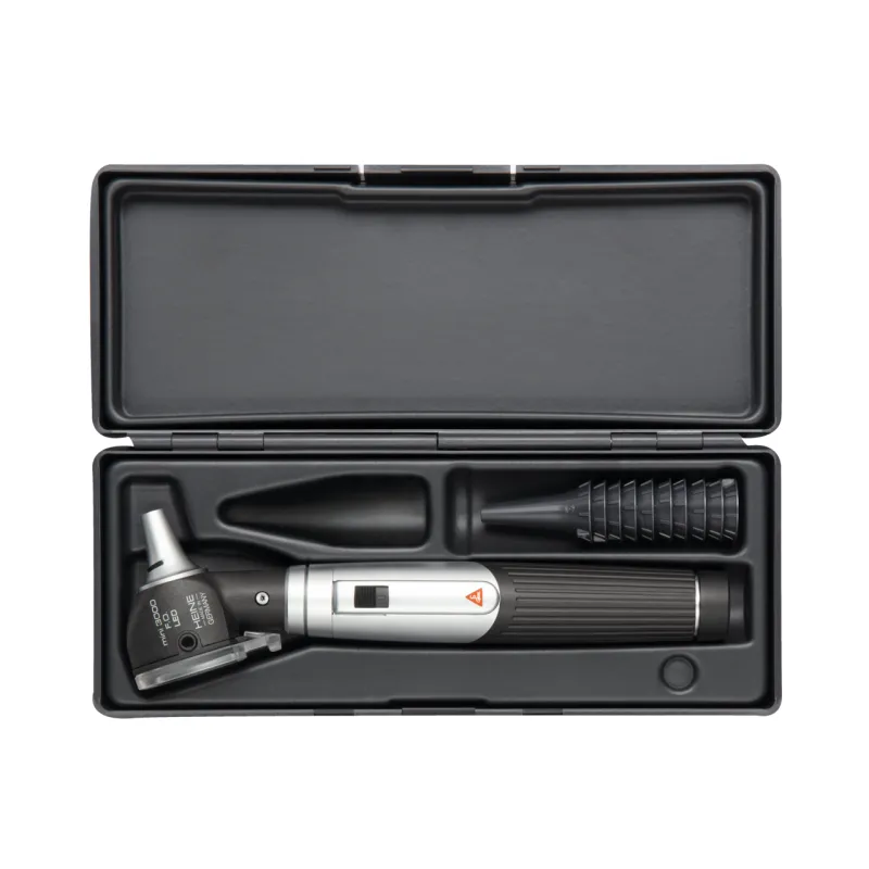 [D-885.20.021] Otoscope HEINE mini 3000 LED F.O. - étui rigide (Noir)