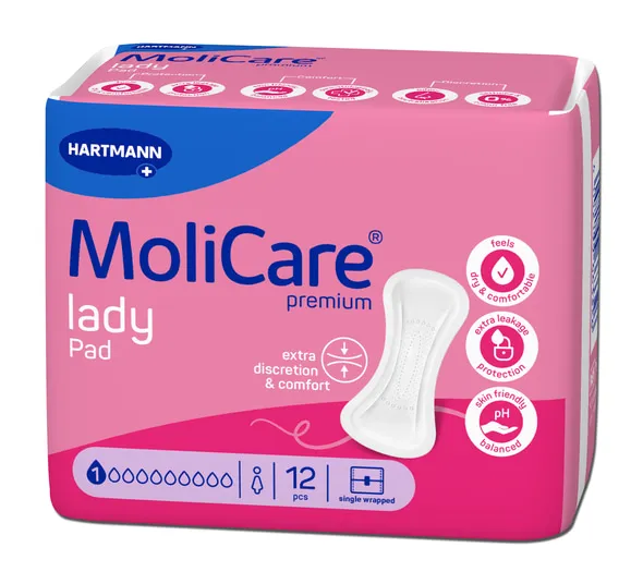 Couches Anatomiques Molicare Premium Lady Pads 1g