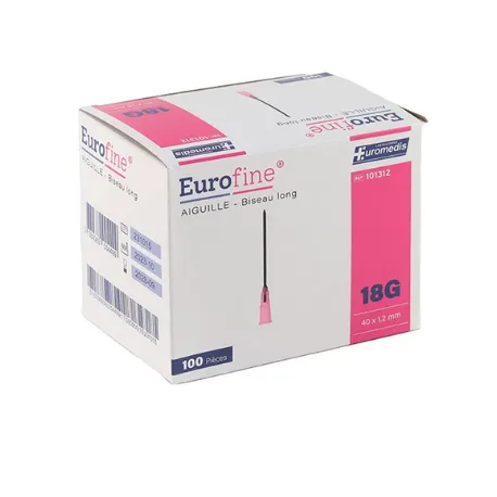 Aiguilles Eurofine - Boite de 100pcs