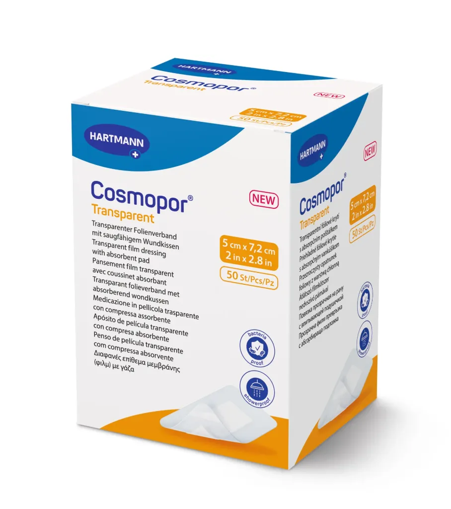 Pansement transparent avec compresse Cosmopor Transparent