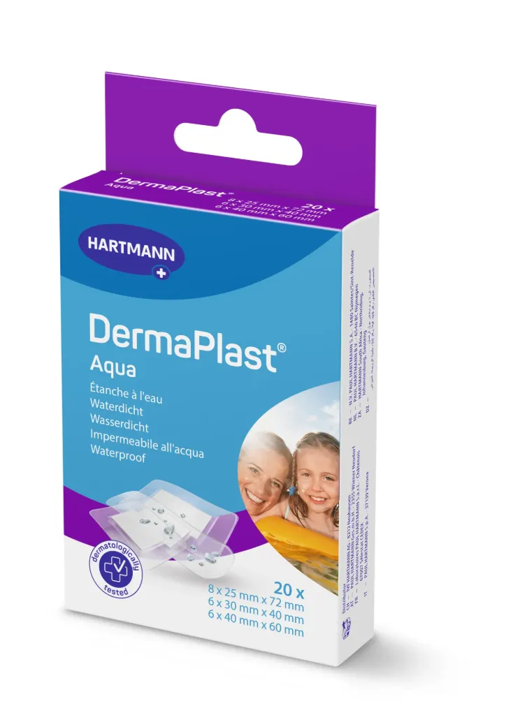 [535548] Pansements Transparents DermaPlast Aqua