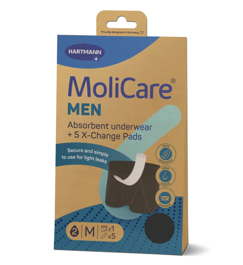 [166312] Sous-vêtements absorbants X-Change MoliCare Men + 5 protections X-Change (Medium)