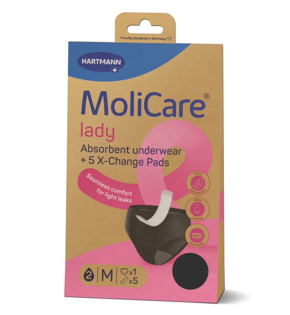 Sous-vêtements absorbants X-Change MoliCare Lady + 5 protections X-Change