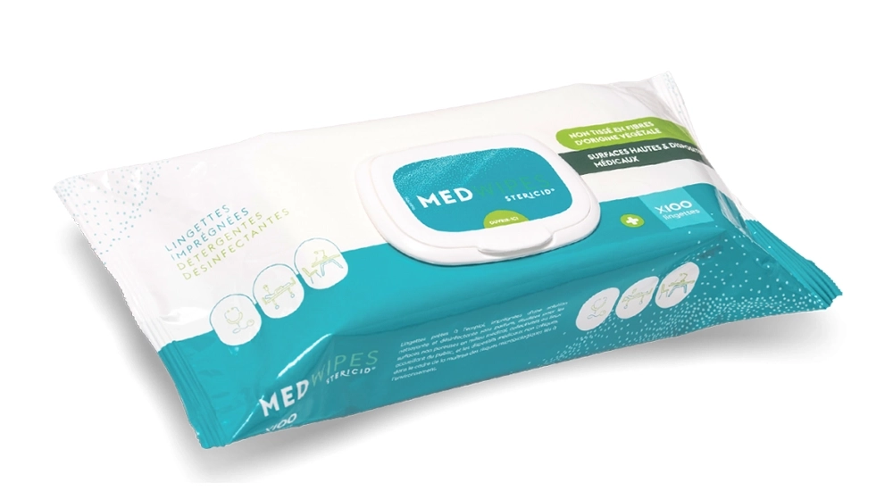 [MED100] Lingette désinfectante Medwipes STERICID 100pcs