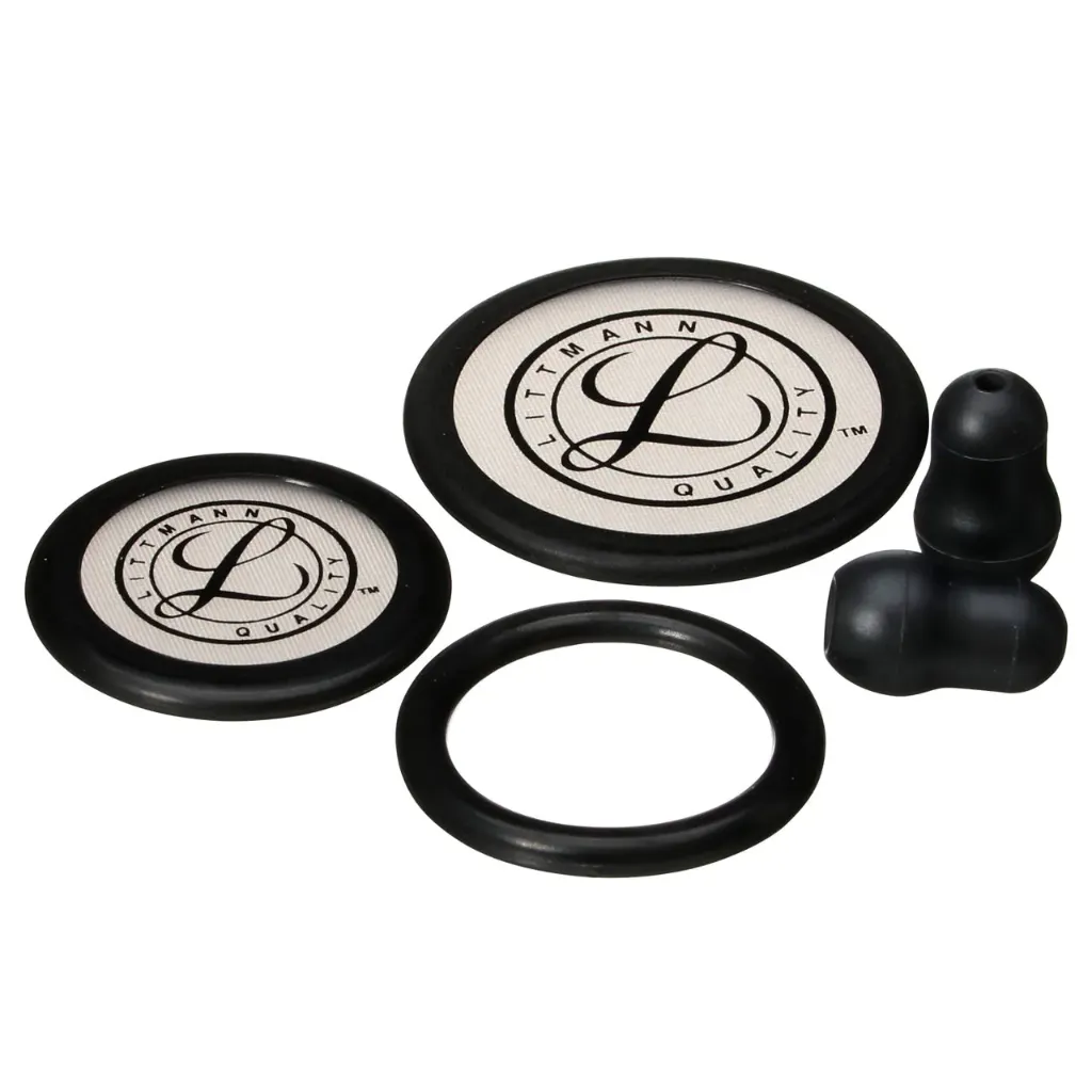 [40016] Kit de pièces détachées pour stéthoscope  Littmann - Classic III - Core Digital - Cardiology IV (40016 - noir)