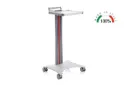 Chariot multifonctionnel Eolo - acier peint blanc
