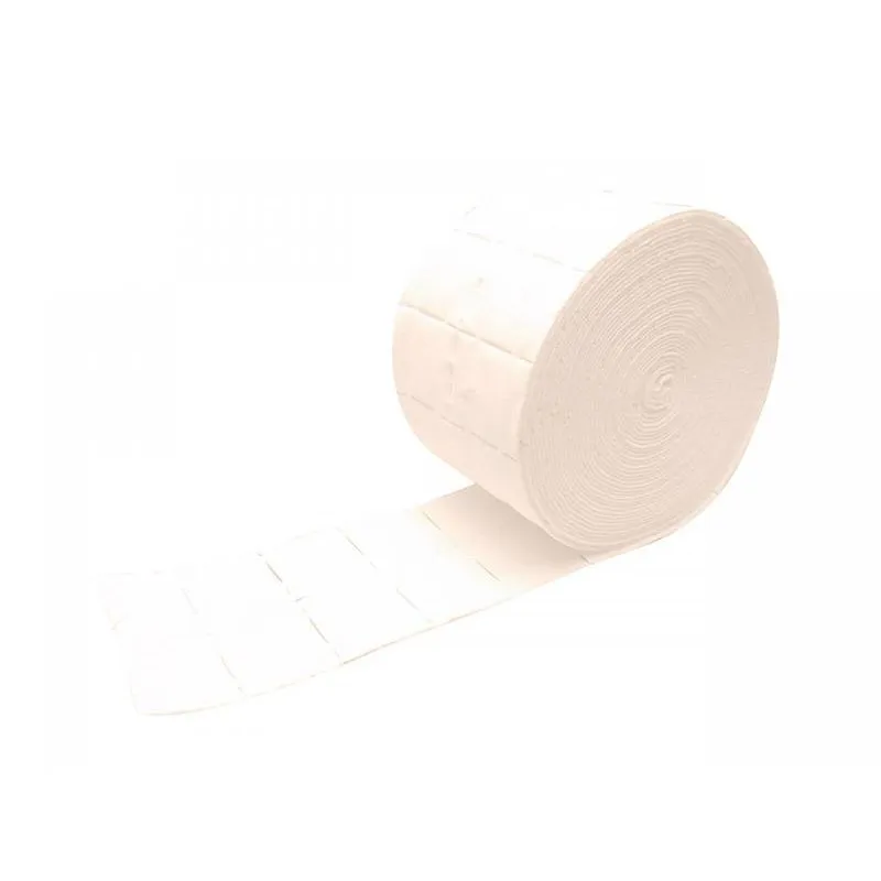 [17 200 00] Tampons ouate de cellulose 4 x 5 cm en rouleaux de 500 tampons - 2rlx
