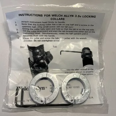 [76700] Collier de verrouillage 3,5 V pour otoscope/ophtalmoscope mural WELCH ALLYN 76700