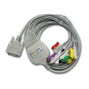 [721361] Cable ECG 10 brins - pinces