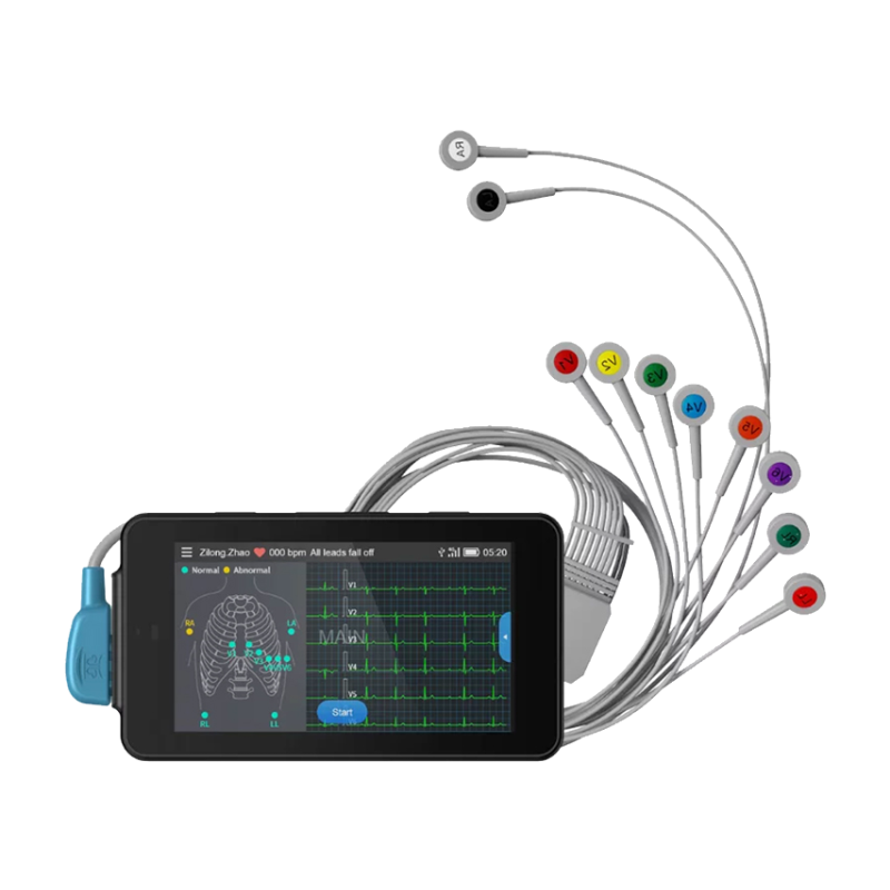 [PCECG-500] Electrocardiographe ECG de poche PC-500 avec interprétation