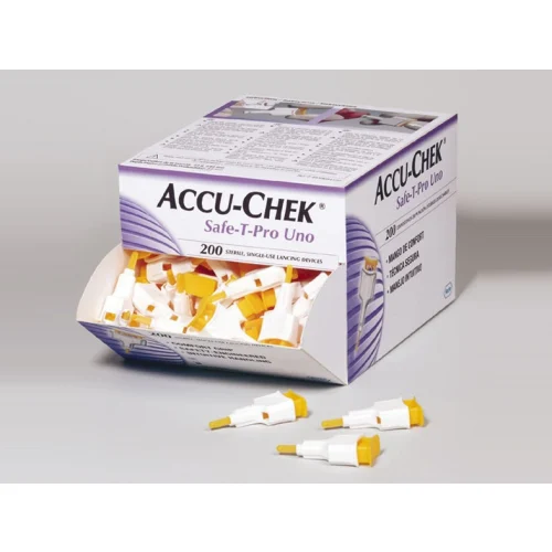 Lancettes Stériles Accu-Chek Safe-T-Pro Uno 200pcs